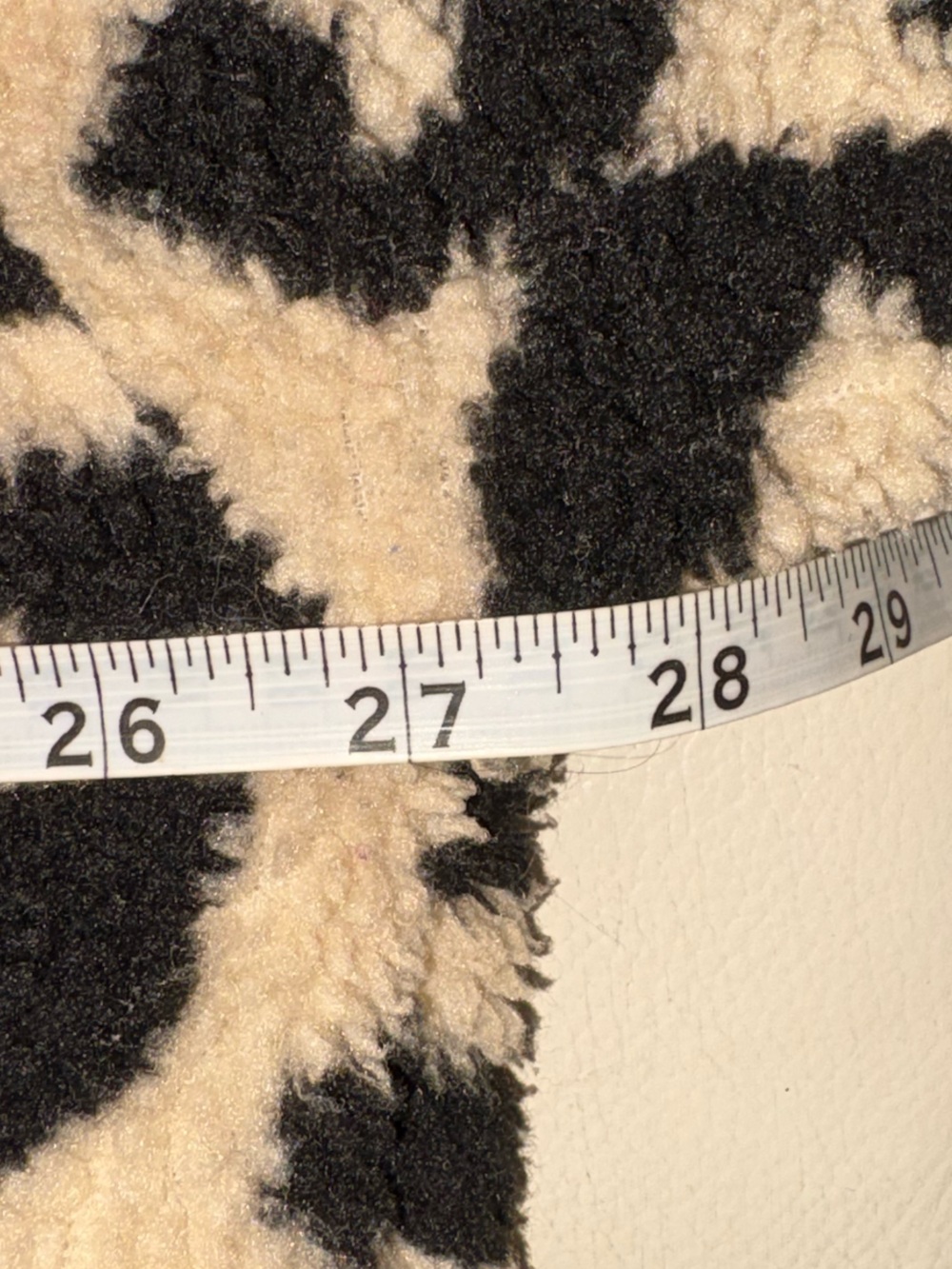 Brunette The Label Leopard Print Sherpa Fleece Jacket (Size M/L) - Picture 7 of 8